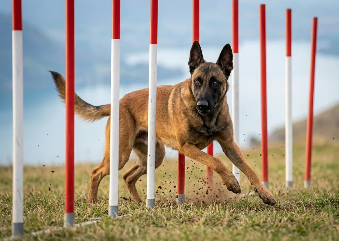 Malinois beim Training – sein Arbeitswille ist unübertroffen