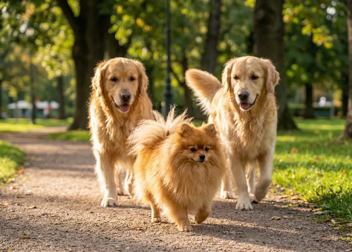 Pomeranian beim Spielen – sein Energielevel überrascht für seine Größe