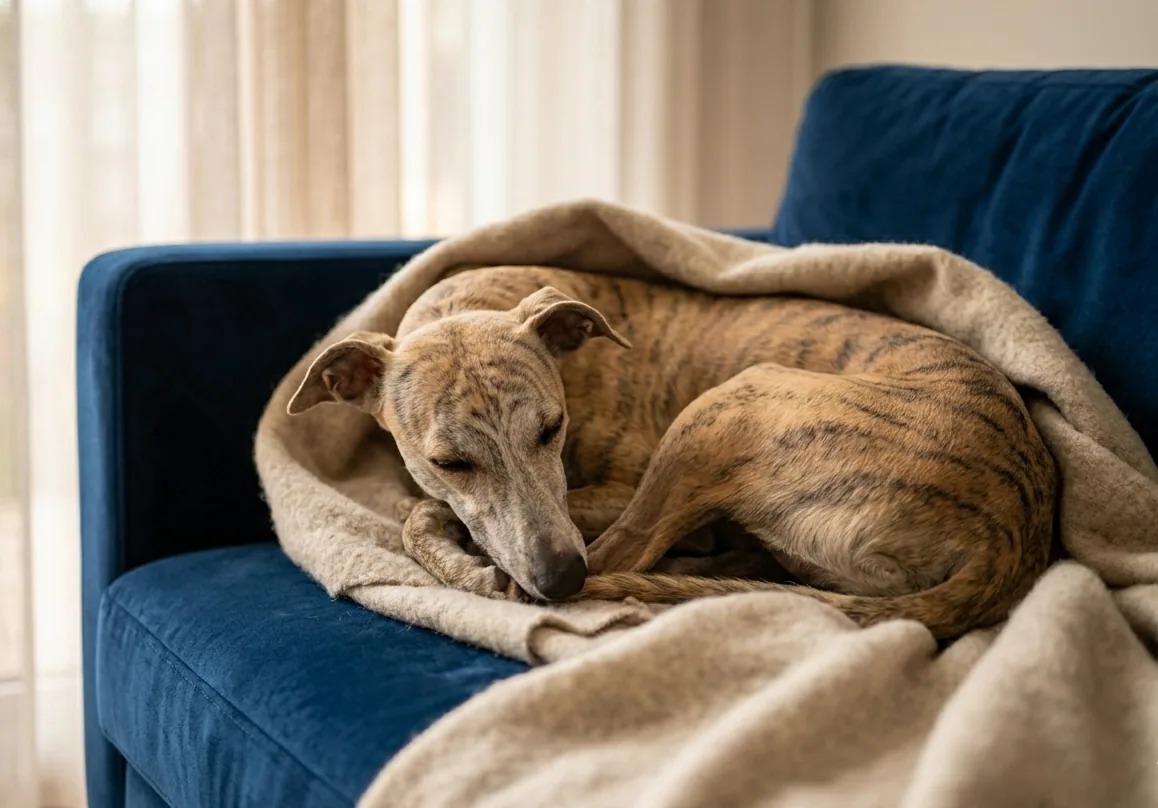 Whippet beim Sprint – seine Geschwindigkeit ist beeindruckend